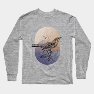 Bird on a Branch 01 Long Sleeve T-Shirt